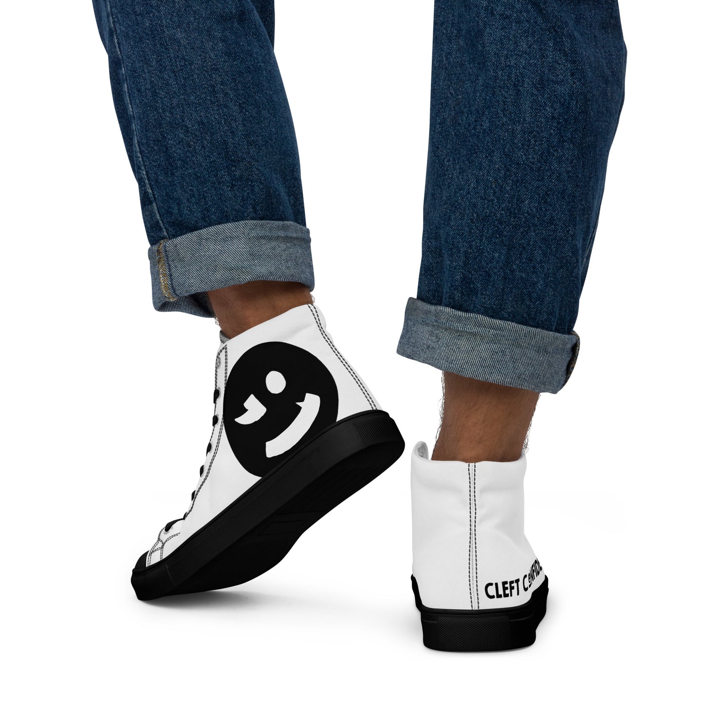 Men’s high top canvas shoes